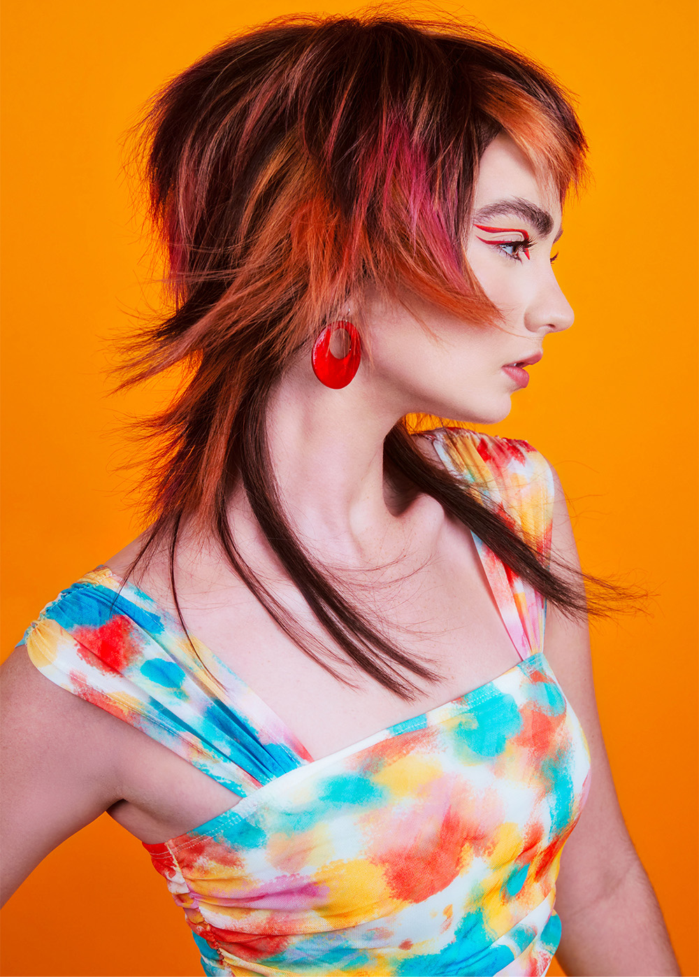 Creative Colour Shag Cut - Shae Tsiknaris & Chris Tsiknaris - Echosphere Collection
